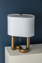 ARMONK Table Lamp - Marble Lotus - ARMONK Table Lamp