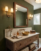 Aryana Mirror - Marble Lotus - Aryana Mirror