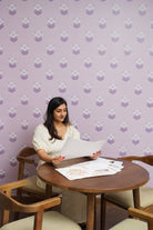 Bagru Block Print – Lilac - Marble Lotus - Bagru Block Print – Lilac