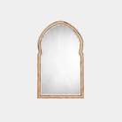 Bardot 40" Bone & Wood Arch Wall Mirror - Marble Lotus - Bardot 40" Bone & Wood Arch Wall Mirror