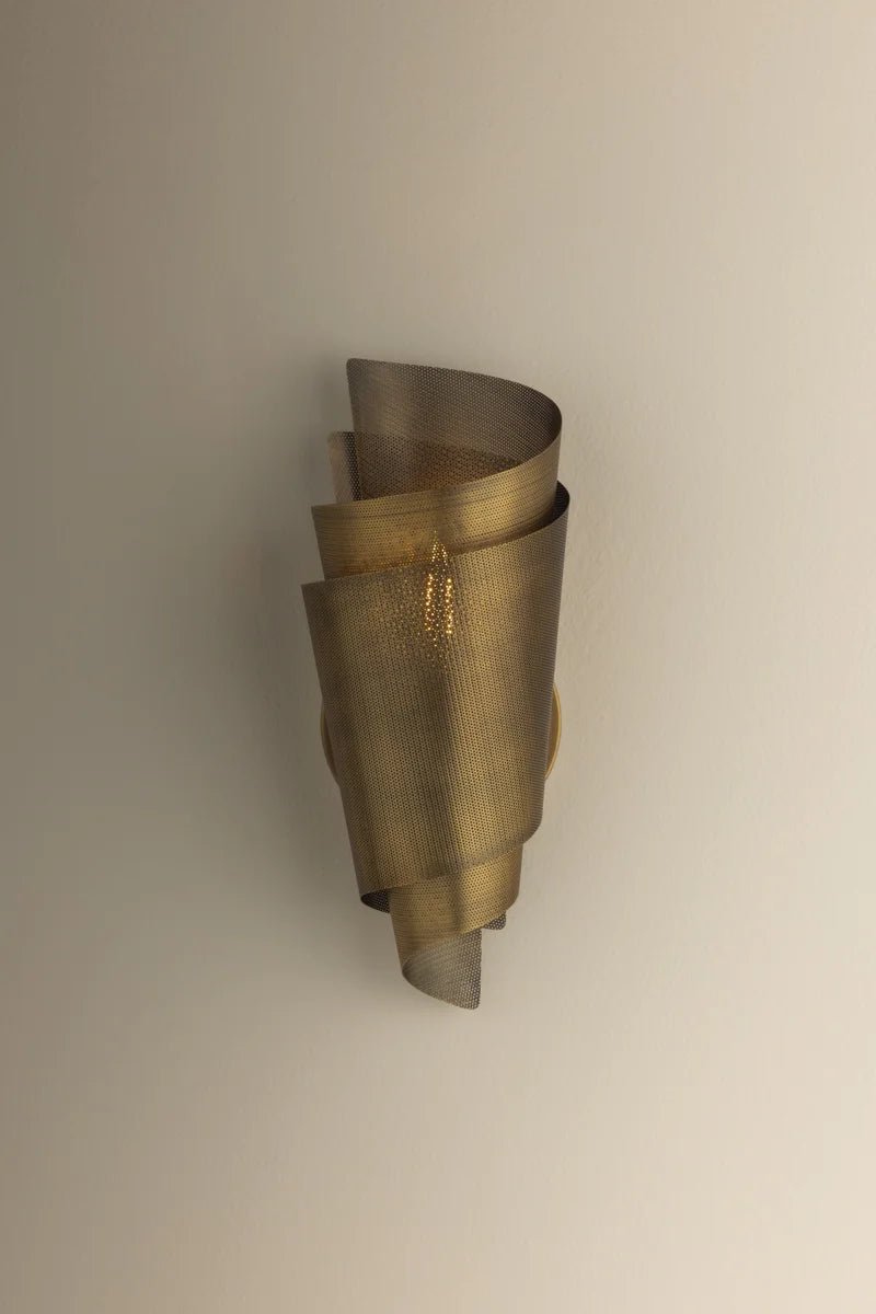 BLAISDELL WALL SCONCE - Marble Lotus - BLAISDELL WALL SCONCE