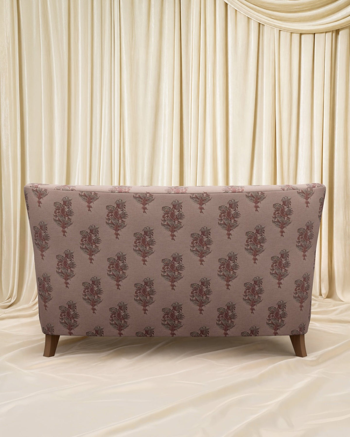 Block Print Kristin Loveseat 55" - Marble Lotus - Block Print Kristin Loveseat 55"