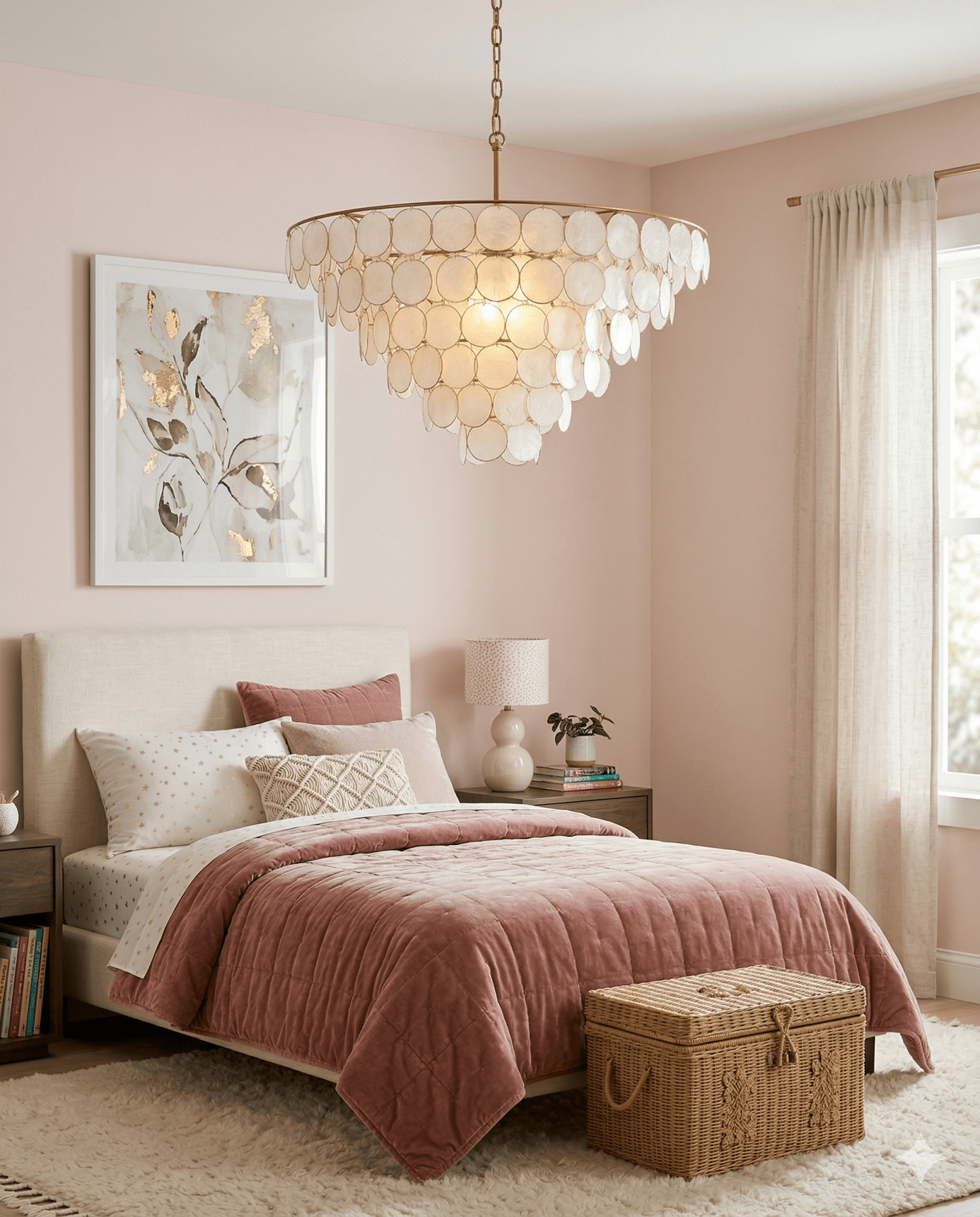 Bon Vivant Large Semi - Flush Mount - Marble Lotus - Bon Vivant Large Semi - Flush Mount