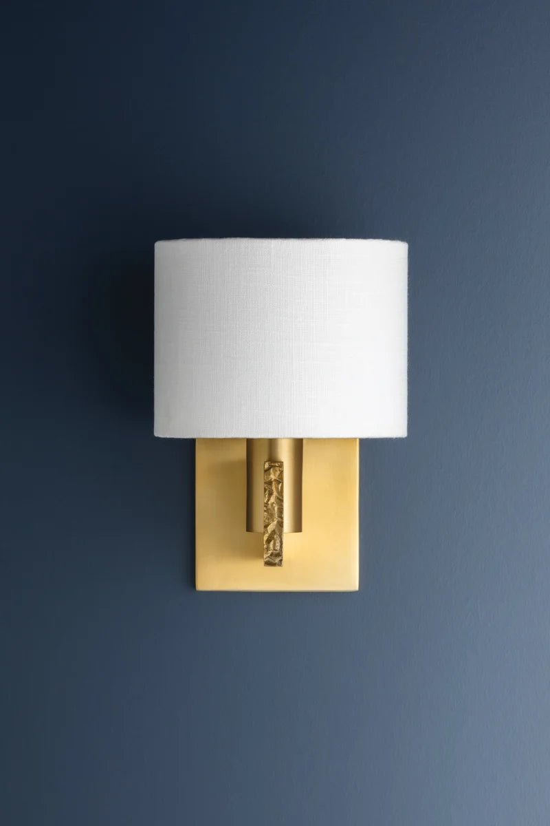 BRAMPTON WALL SCONCE - Marble Lotus - BRAMPTON WALL SCONCE