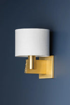 BRAMPTON WALL SCONCE - Marble Lotus - BRAMPTON WALL SCONCE