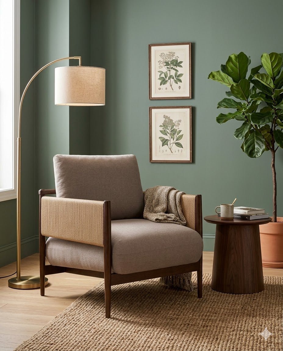 Brielle Accent Chair - Marble Lotus - Brielle Accent Chair