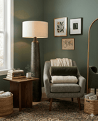 Brigadier Black Floor Lamp - Marble Lotus - Brigadier Black Floor Lamp