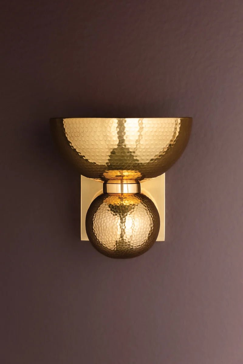 CATANIA Wall Sconce - Marble Lotus - CATANIA Wall Sconce