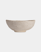 Chaand Papermache Bowl (18"x7") - Marble Lotus - Chaand Papermache Bowl (18"x7") - Marble Lotus - White Papermache Bowl 18x7
