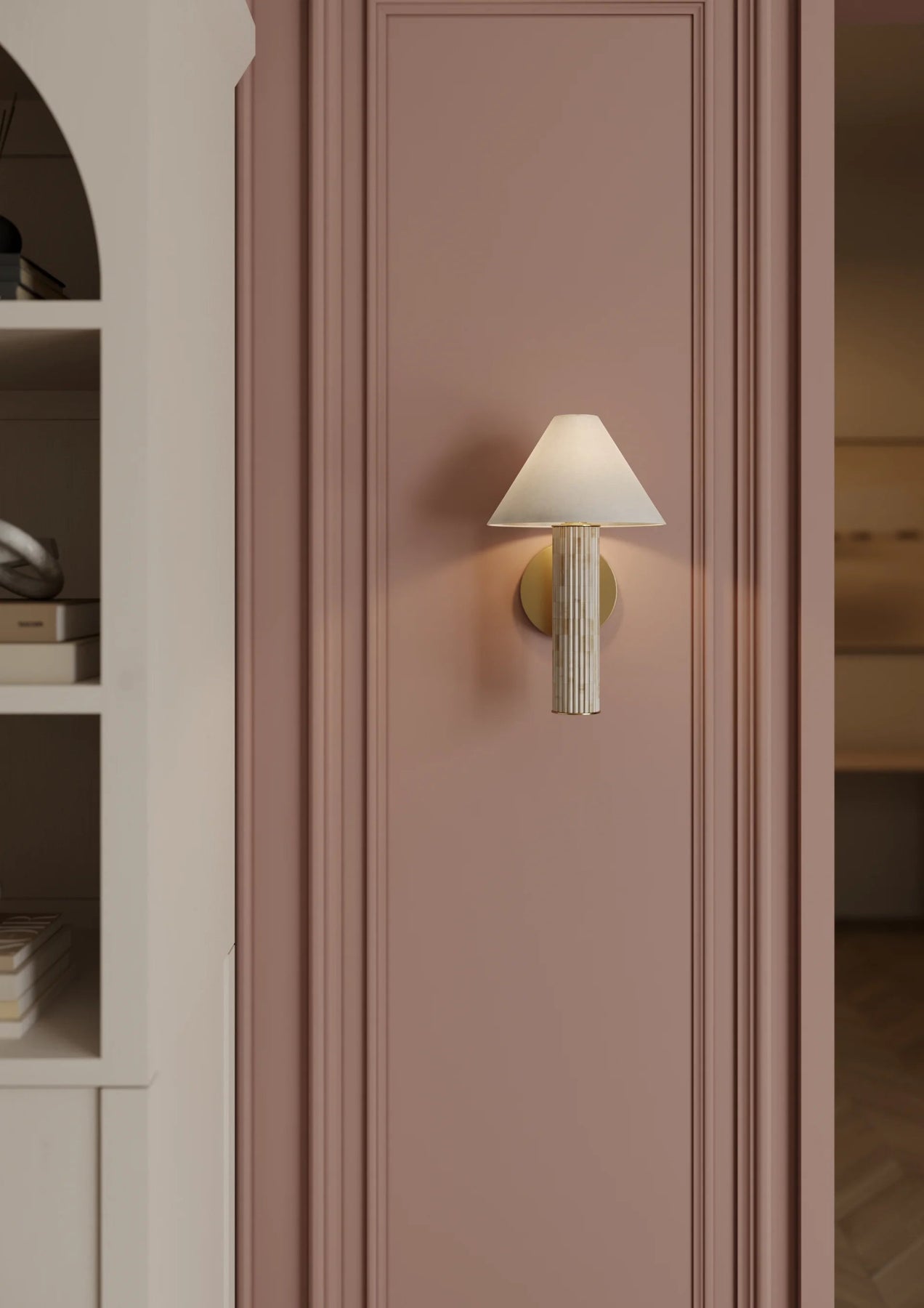 CLOVER Wall Sconce - Marble Lotus - CLOVER Wall Sconce
