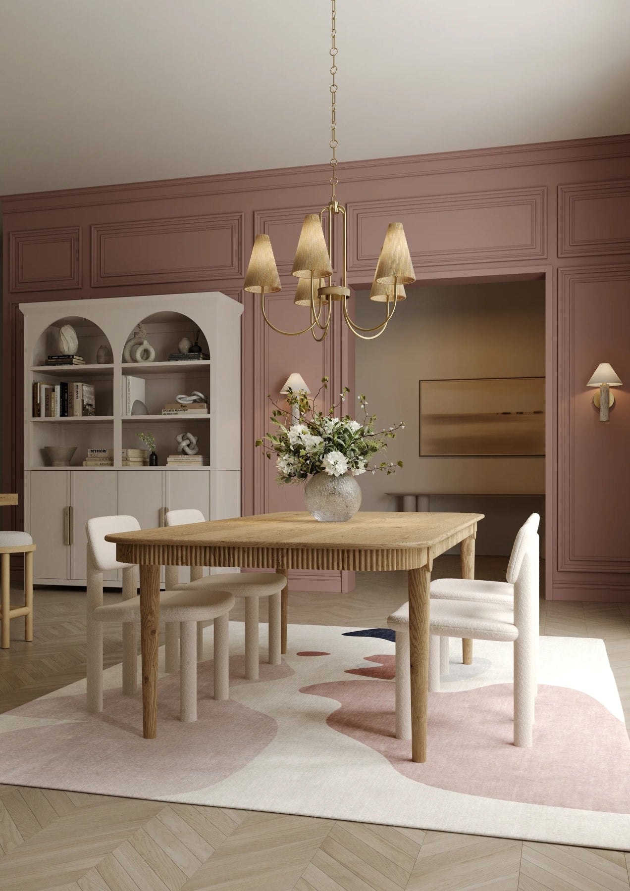 CLOVER Wall Sconce - Marble Lotus - CLOVER Wall Sconce