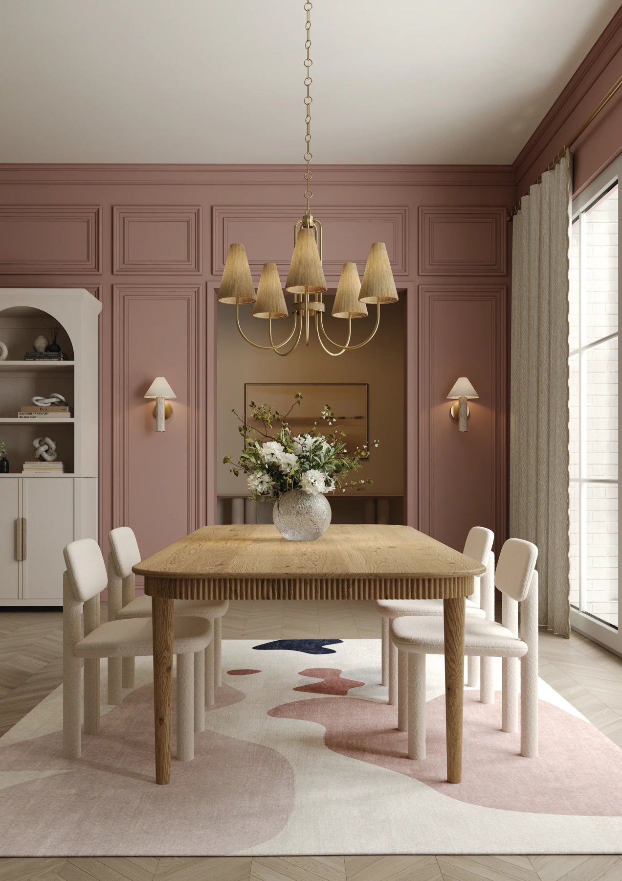 CLOVER Wall Sconce - Marble Lotus - CLOVER Wall Sconce