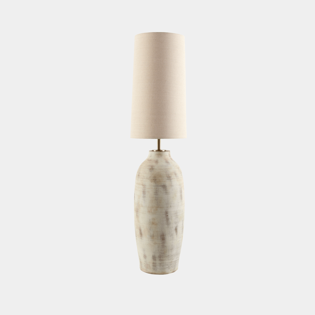 Colfio Accent Floor Lamp - Marble Lotus - Colfio Accent Floor Lamp