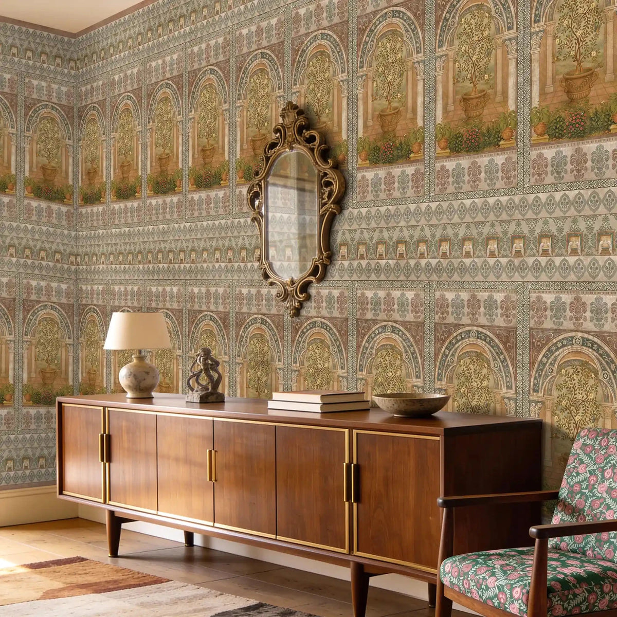 Dastaan Customised Wallpaper - Marble Lotus - Dastaan Customised Wallpaper