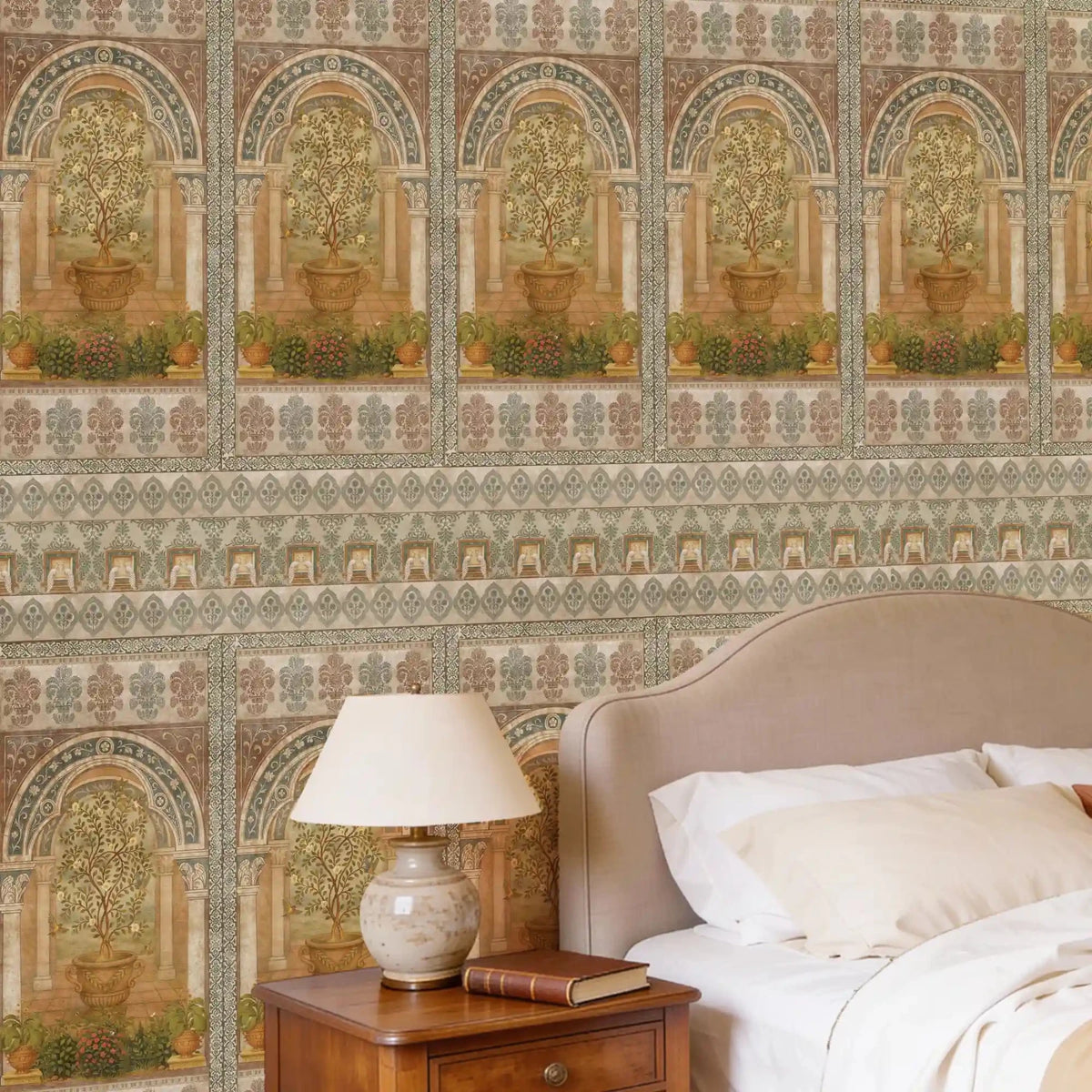 Dastaan Customised Wallpaper - Marble Lotus - Dastaan Customised Wallpaper