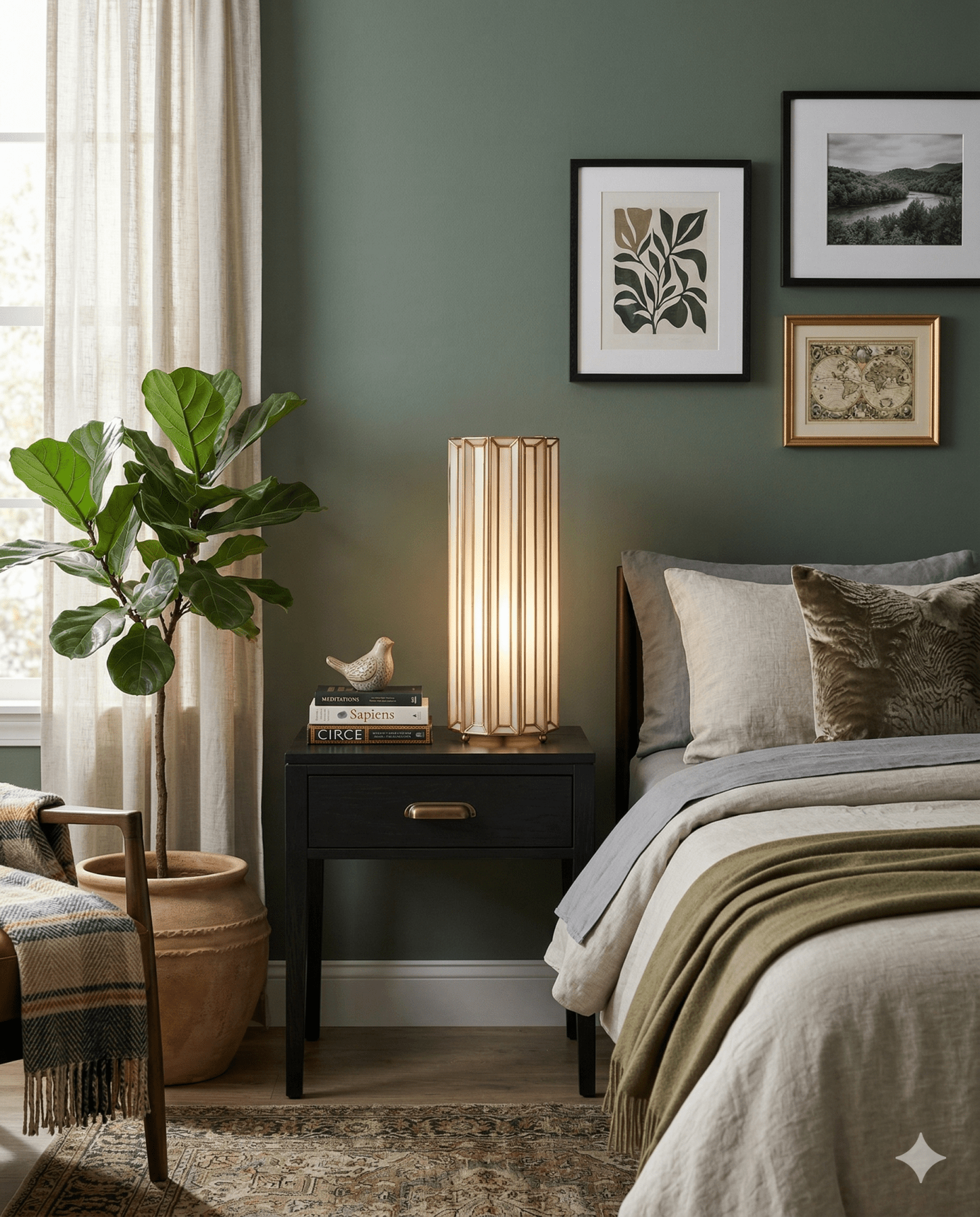 Daze Uplight Table Lamp - Marble Lotus - Daze Uplight Table Lamp