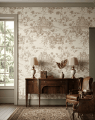 Delhi on Toile – Beige - Marble Lotus - Delhi on Toile – Beige