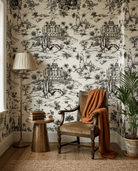 Delhi on Toile – Black and White - Marble Lotus - Delhi on Toile – Black and White