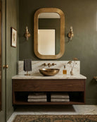 Enya Accent Mirror - Marble Lotus - Enya Accent Mirror