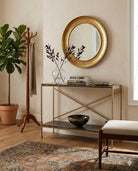 Flying Gold Marble Console Table - Marble Lotus - Flying Gold Marble Console Table