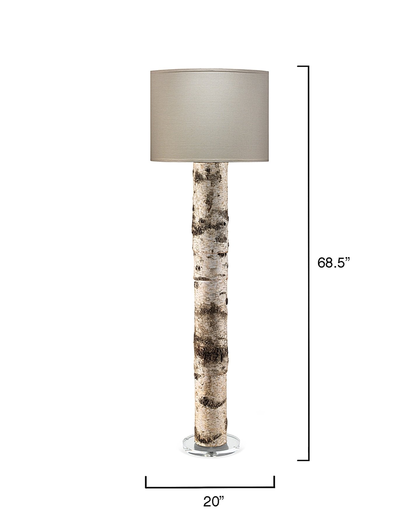 Forrester Floor Lamp - Marble Lotus - Forrester Floor Lamp