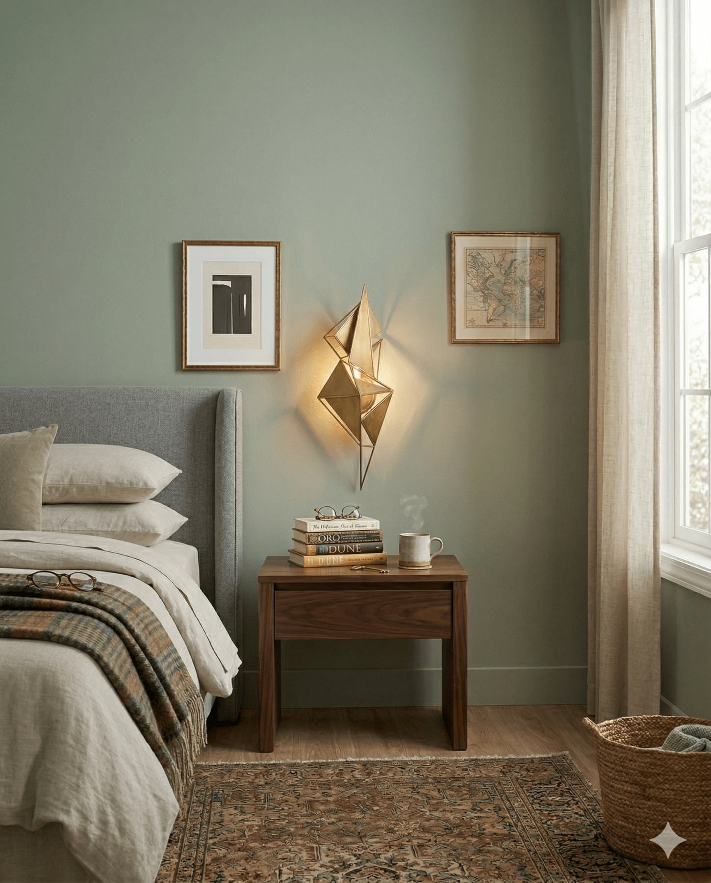 Freesia Wall Sconce - Marble Lotus - Freesia Wall Sconce