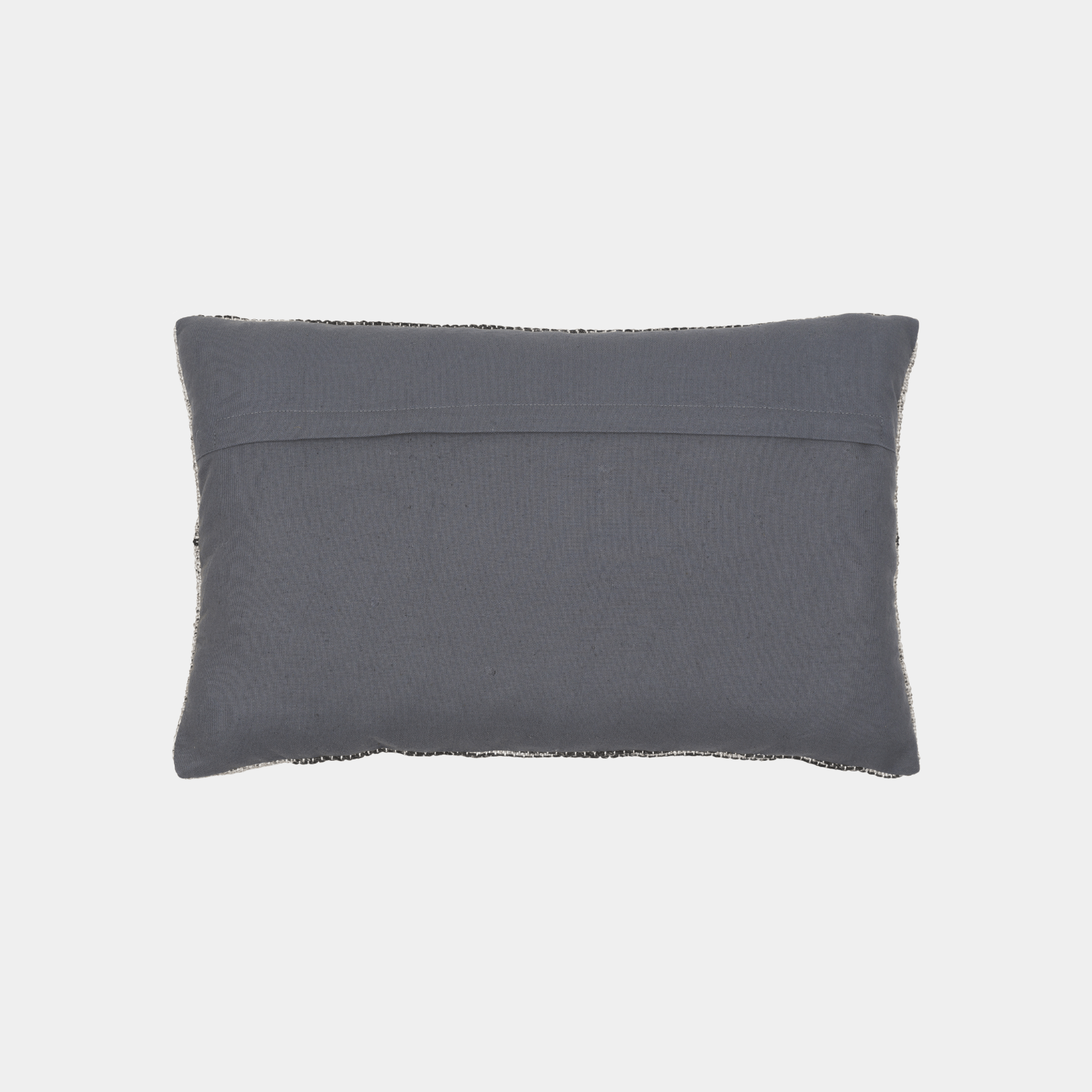 Geometric Gray Diamond Woven Lumbar Pillow - Marble Lotus - Purchase Geometric Gray Diamond Woven Pillow | Marble Lotus