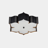 Grand Lotus Black Flush Mount - Marble Lotus - Shop Grand Lotus Black Flush Mount