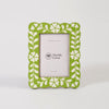 Green Wooden Inlay Frame - Marble Lotus - Saga Green Wooden Inlay Frame | Marble Lotus
