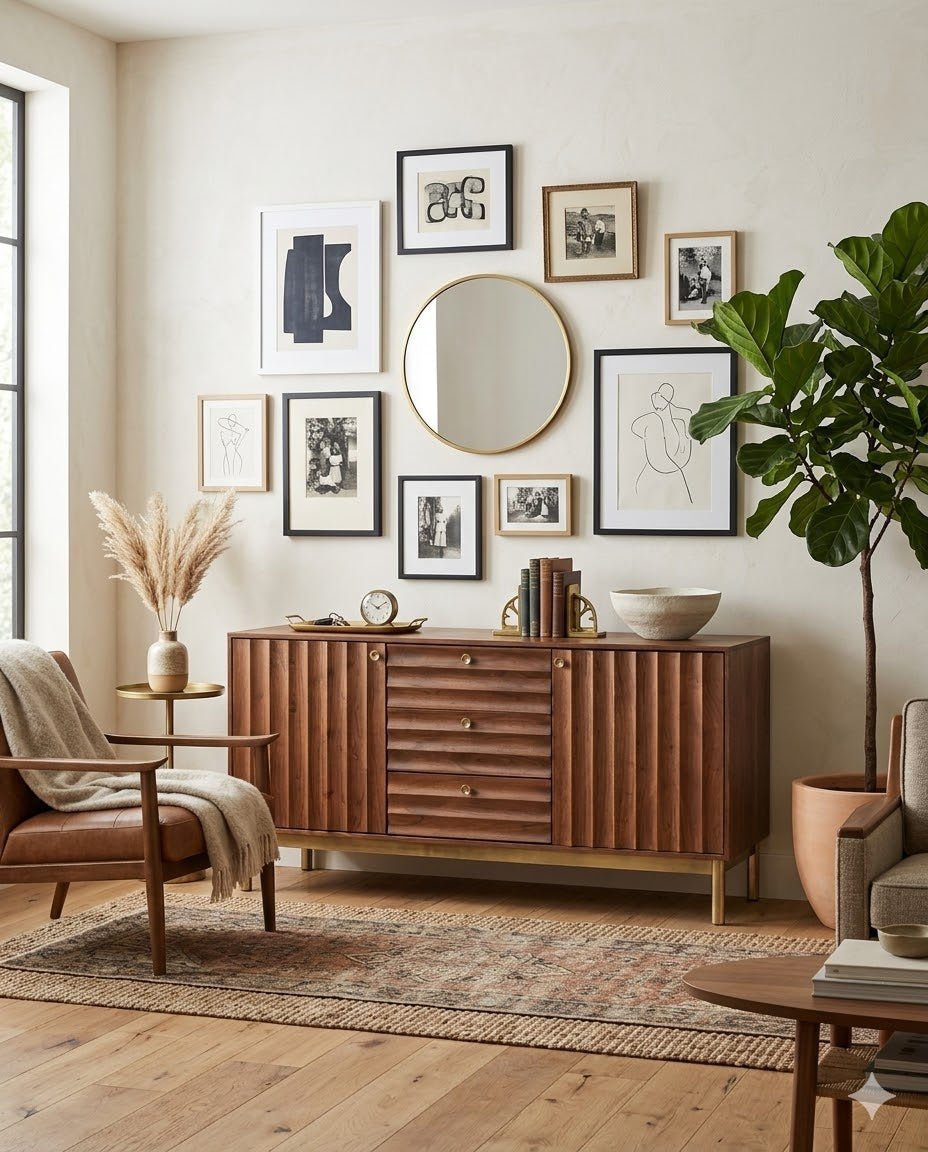 Groove Sideboard - Marble Lotus - Groove Sideboard