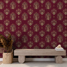 Guldasta - Maroon - Marble Lotus - Guldasta - Maroon