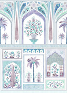 Jaipur Royale - Cerulean - Marble Lotus - Jaipur Royale - Cerulean