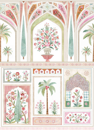 Jaipur Royale - Rani Pink - Marble Lotus - Jaipur Royale - Rani Pink