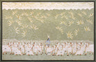 Krishna and His Cows in the Garden - Marble Lotus - Krishna and His Cows in the Garden - Marble Lotus - Pichwai Painting of Lord Krishna Playing Flute with Cows | Krishna and His Cows in the Garden | Indian Art