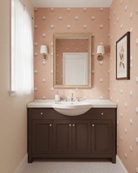 Kusum Jaal - Apricot - Marble Lotus - Kusum Jaal - Apricot