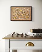 Lakshmi with Flowers - Marble Lotus - Lakshmi with Flowers