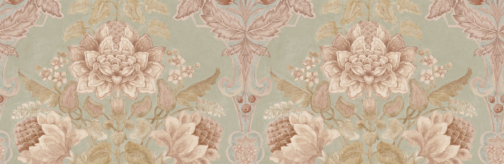 Landour Damask - Marble Lotus - Landour Damask