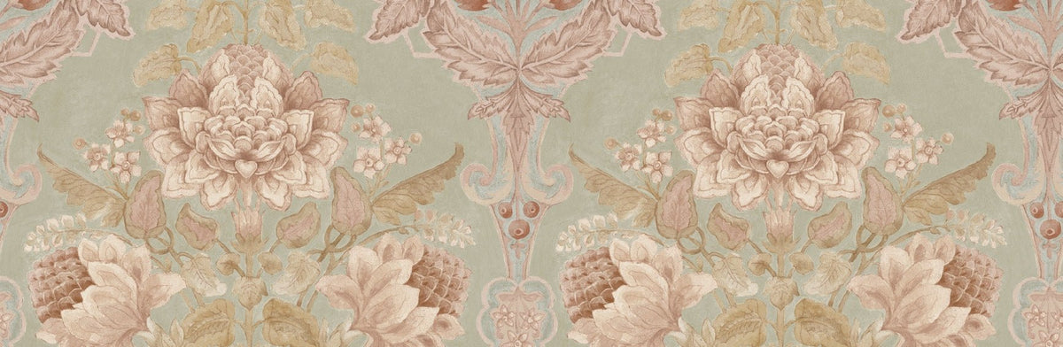 Landour Damask - Marble Lotus - Landour Damask