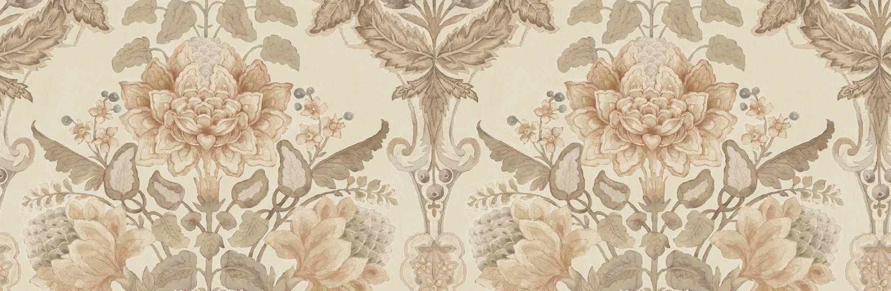Landour Damask - Marble Lotus - Landour Damask