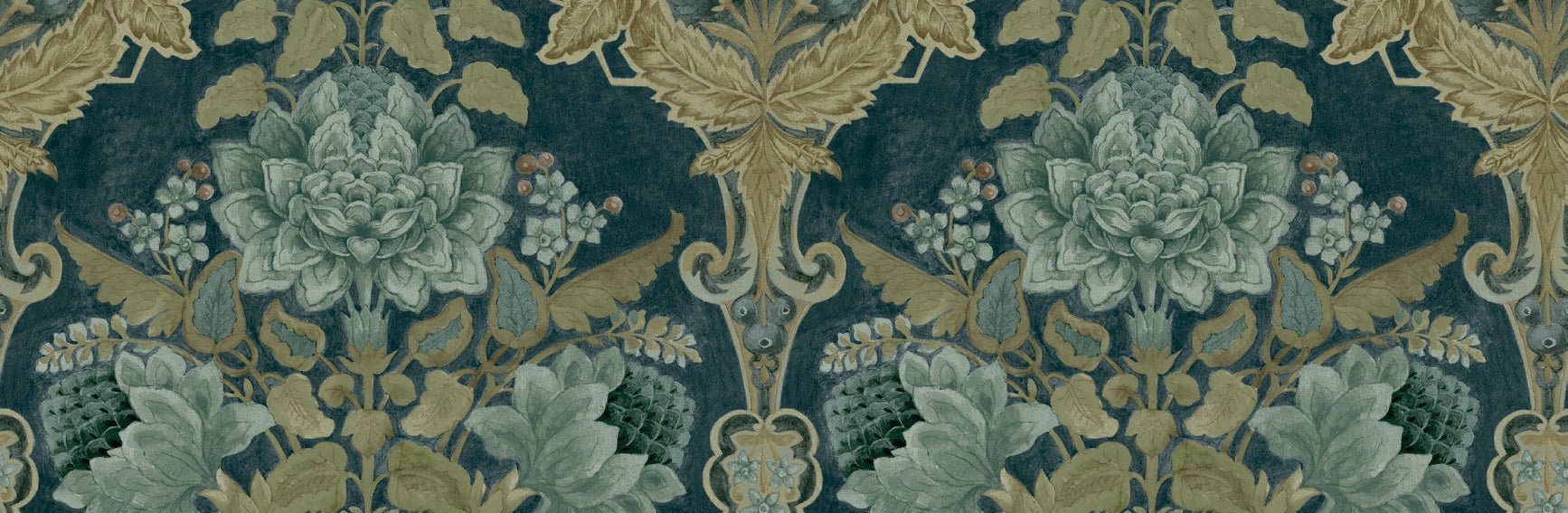 Landour Damask - Marble Lotus - Landour Damask