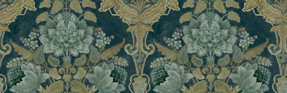 Landour Damask - Marble Lotus - Landour Damask