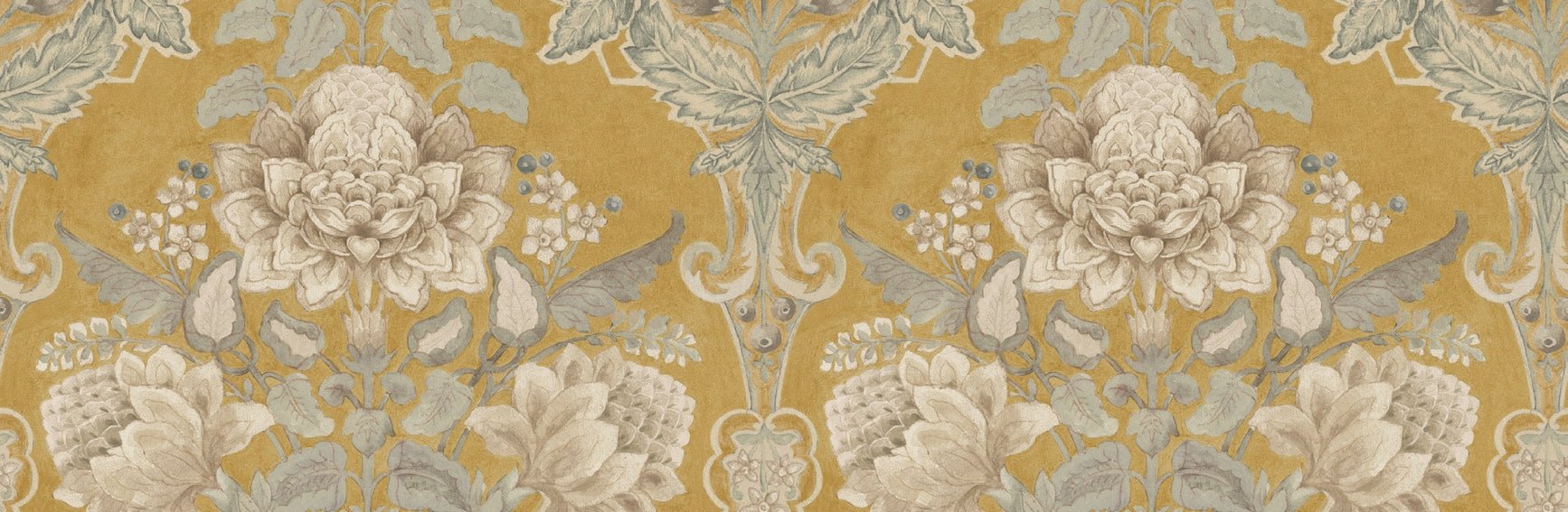 Landour Damask - Marble Lotus - Landour Damask