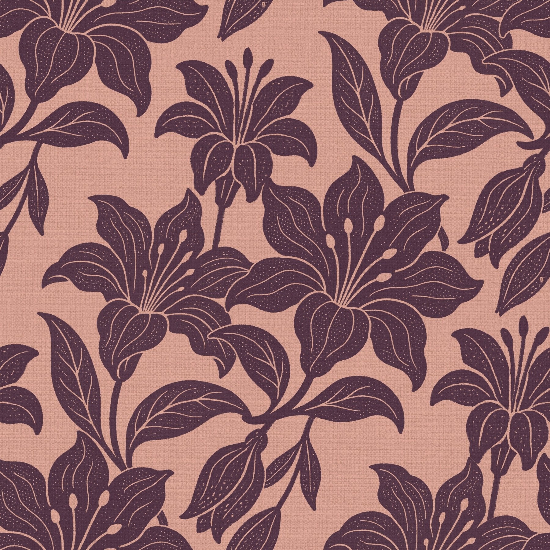 Lilies – Mauve - Marble Lotus - Lilies – Mauve
