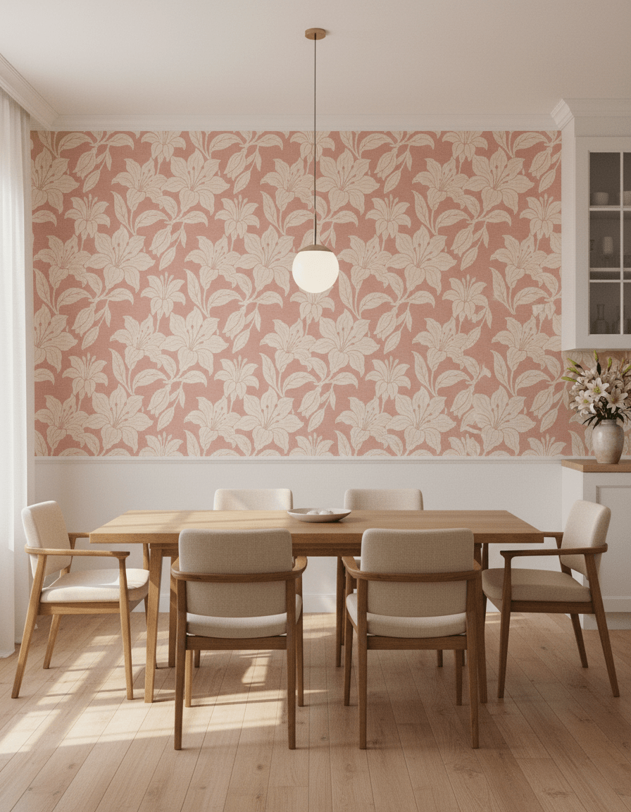 Lilies – Pink - Marble Lotus - Lilies – Pink