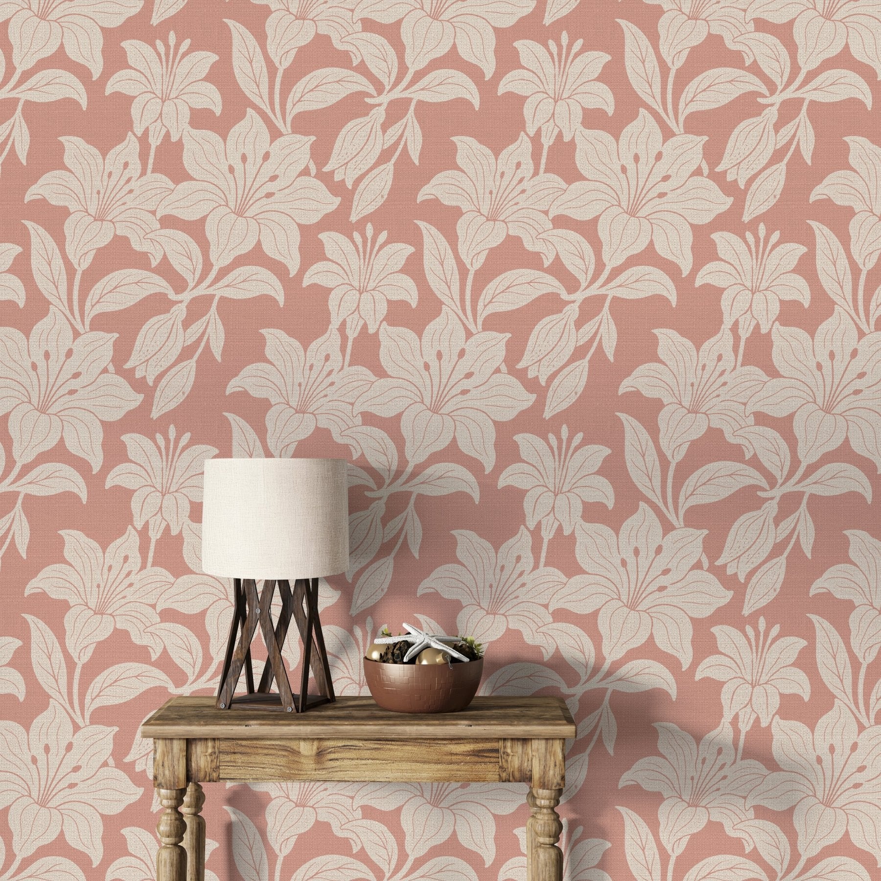 Lilies – Pink - Marble Lotus - Lilies – Pink