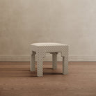 Lotus Lounger Swivel Chair Dotted Beige - Marble Lotus - Lotus Lounger Swivel Chair Dotted Beige