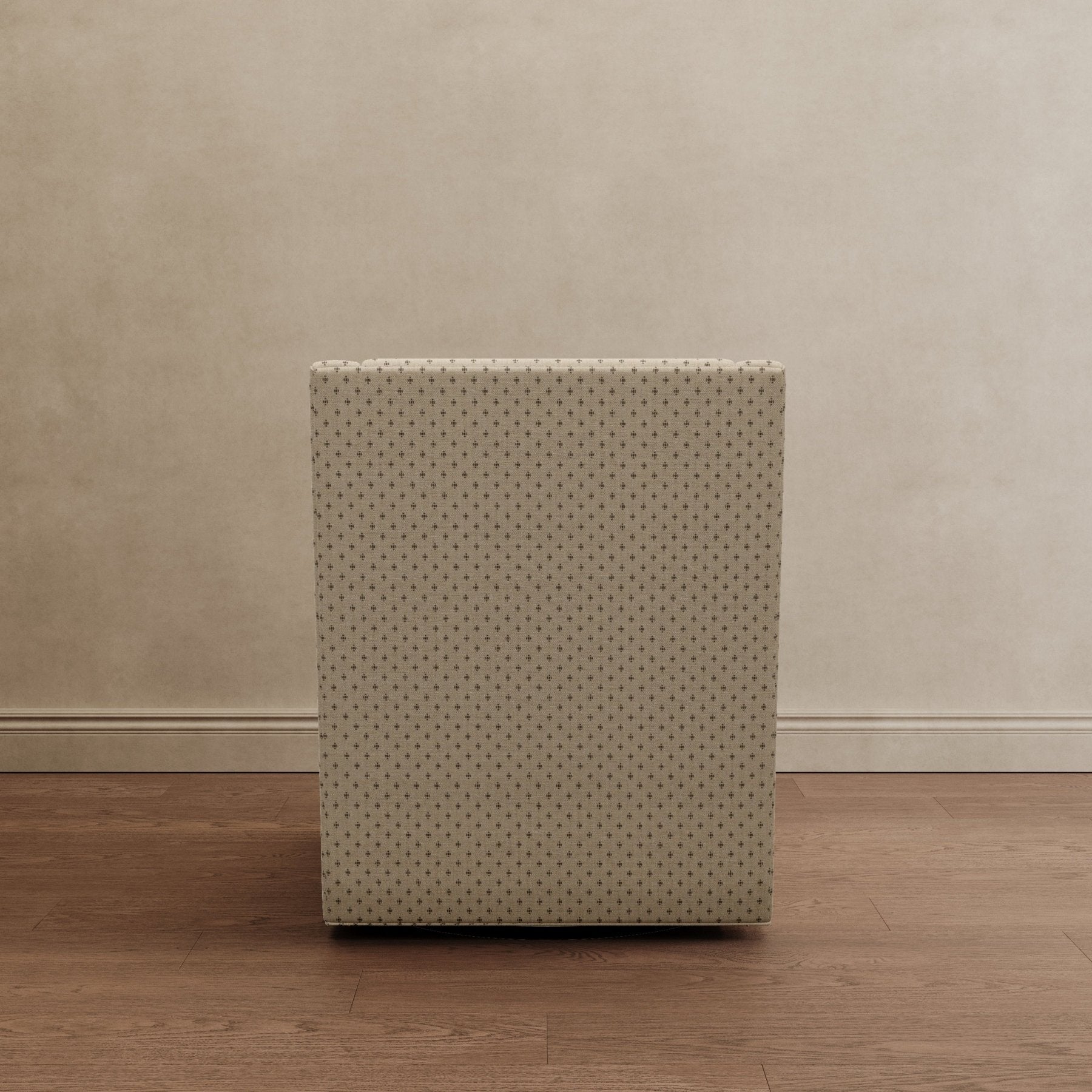 Lotus Lounger Swivel Chair - Dotted Beige - Marble Lotus - Lotus Lounger Swivel Chair - Dotted Beige