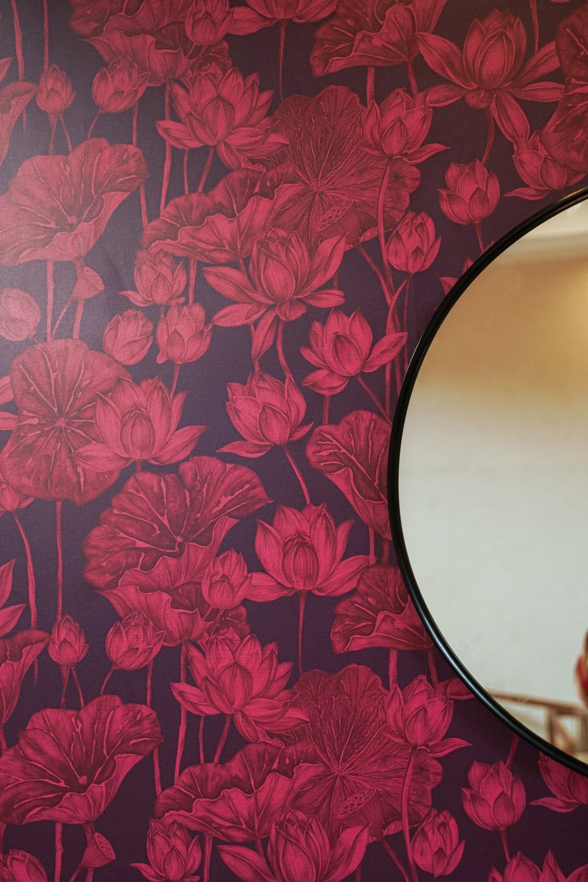 Lotuses – Maroon - Marble Lotus - Lotuses – Maroon