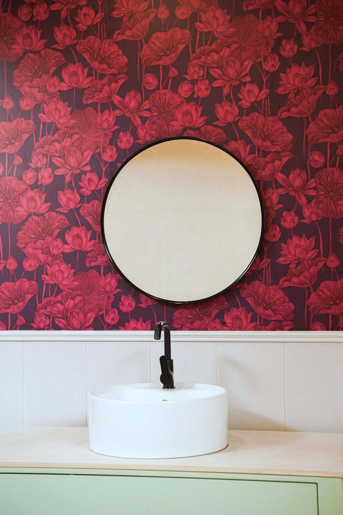 Lotuses – Maroon - Marble Lotus - Lotuses – Maroon