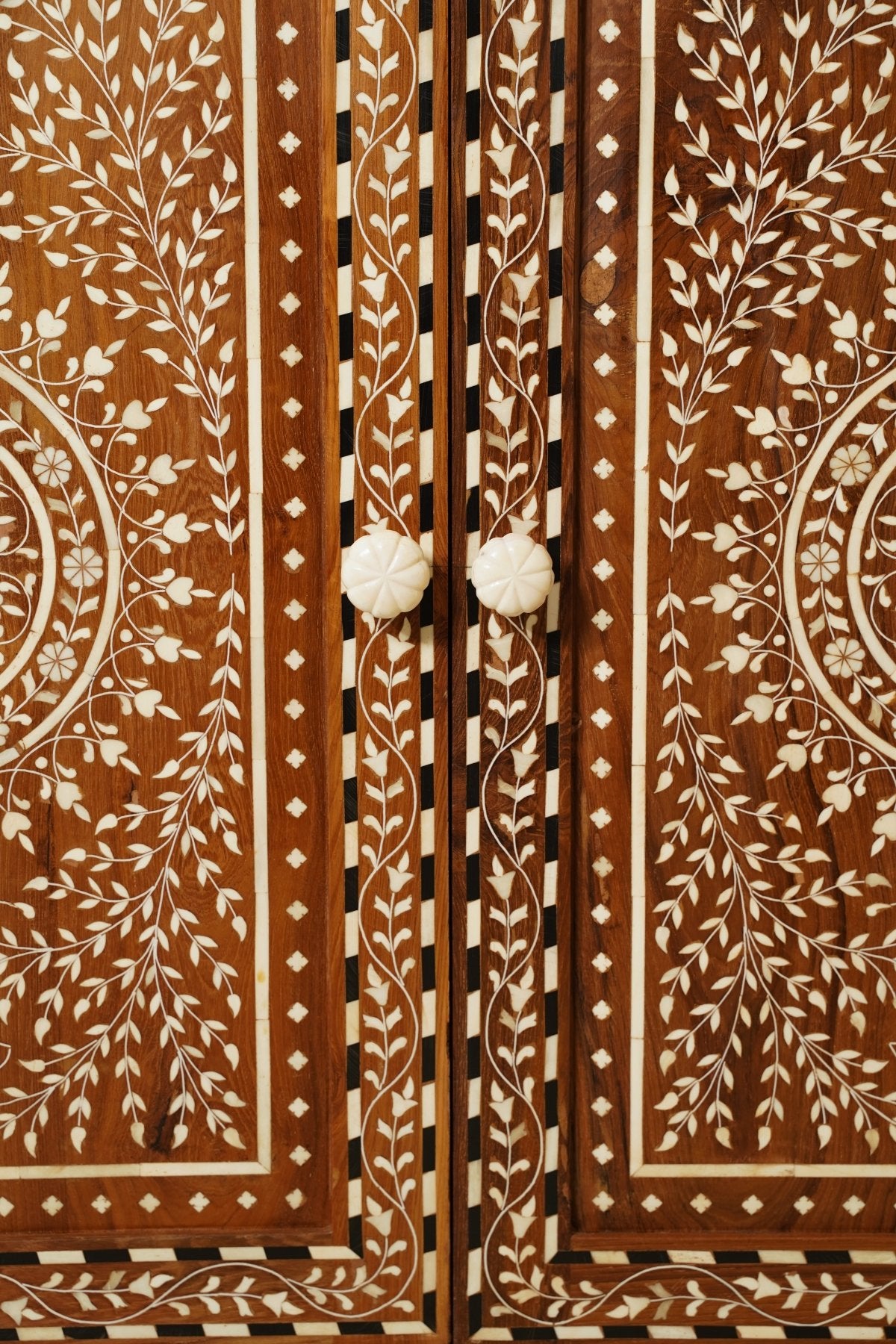Maharani Grand Cabinet - Marble Lotus - Maharani Grand Cabinet